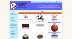 Desktop Screenshot of creativesportsent.com